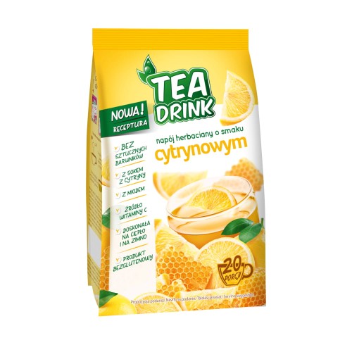 Tea Drink o smaku cytrynowym - granulowany napój herbaciany