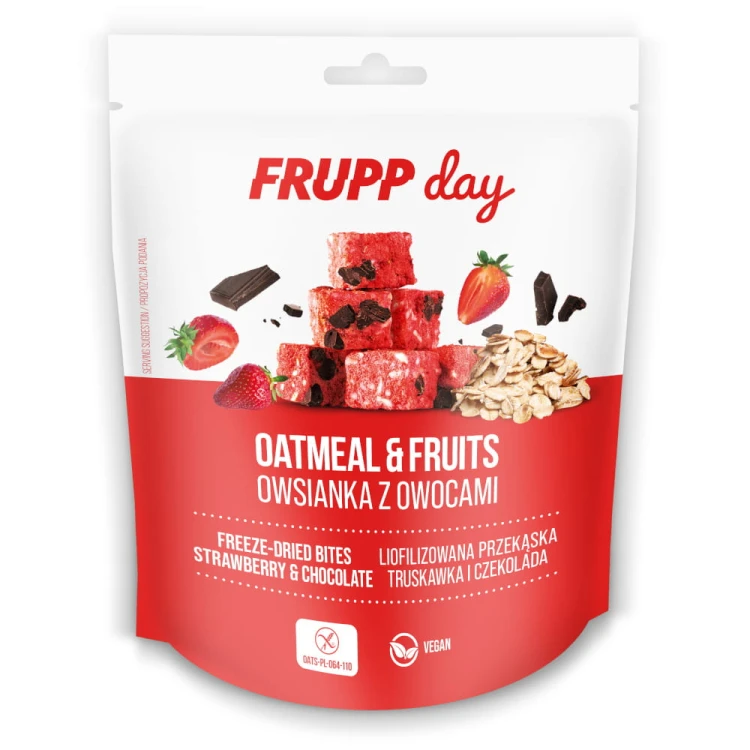Kostki owsiane FRUPP Day - Truskawka i czekolada