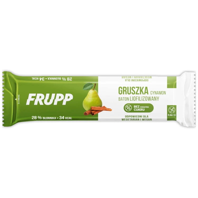FRUPP Gruszka-cynamon - baton liofilizowany