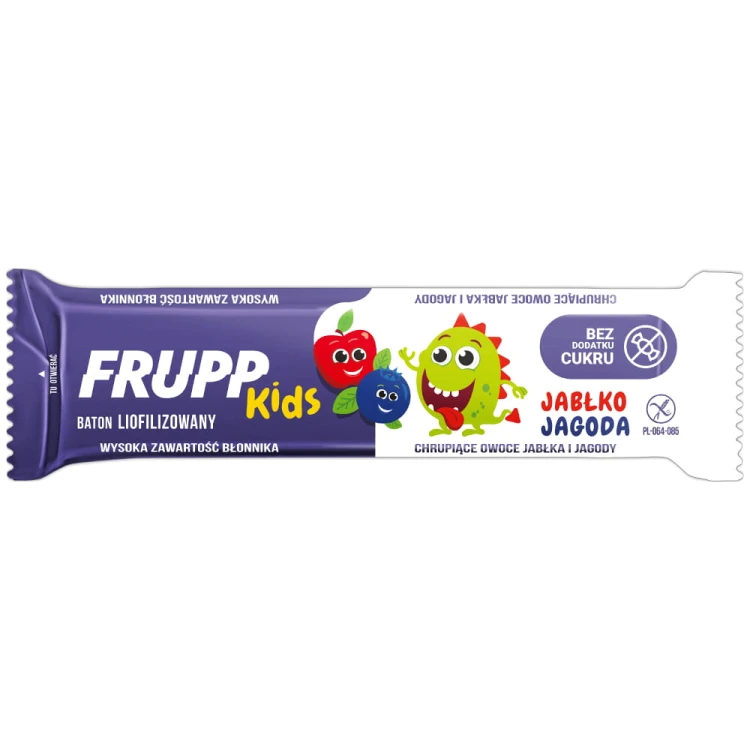FRUPP Kids Jabłko-jagoda - baton liofilizowany