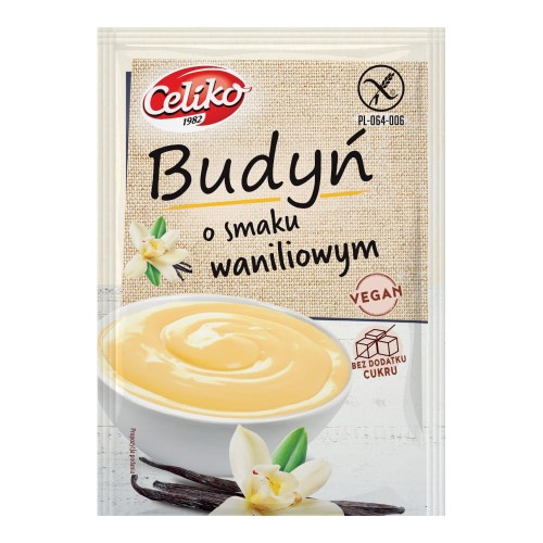 Budyń o smaku waniliowym Celiko