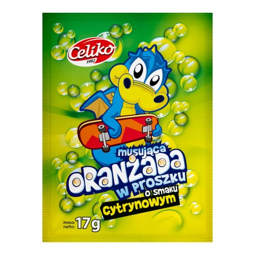 Oranżada w proszku o smaku cytrynowym Celiko