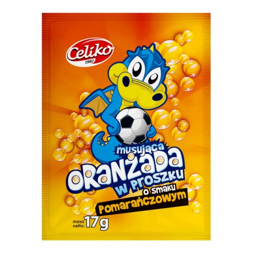 Oranżada w proszku o smaku pomarańczowym Celiko