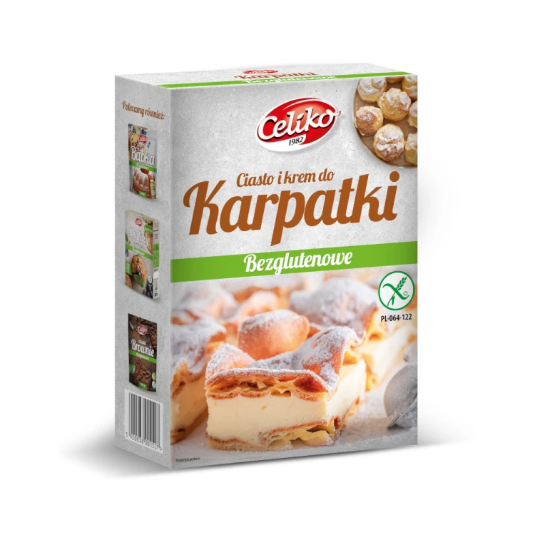 Ciasto i krem do Karpatki - bezglutenowe - 300 g