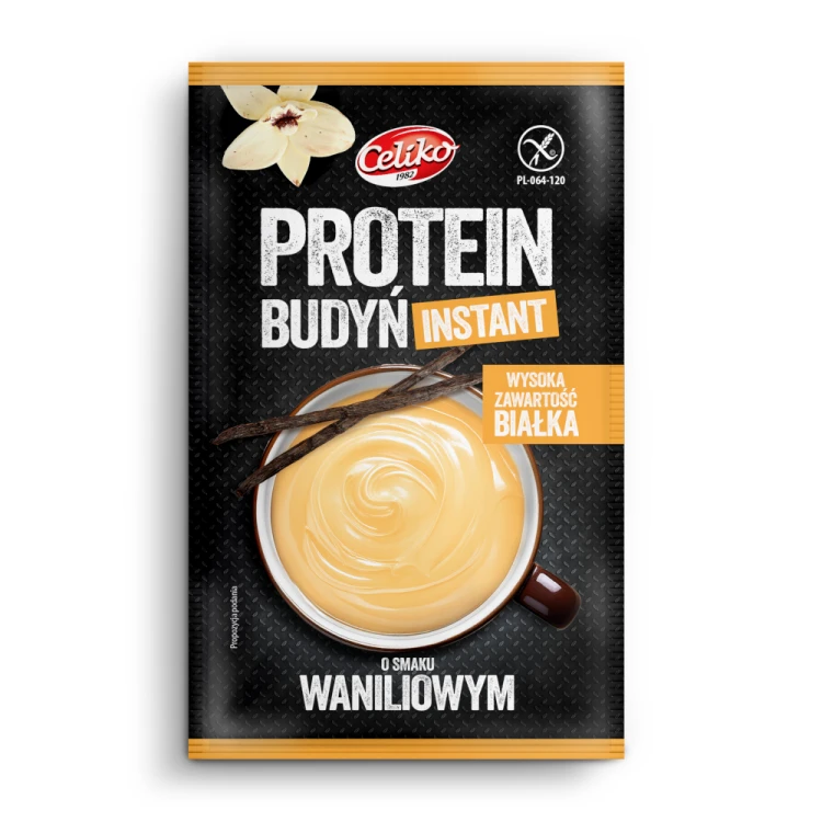 Budyń proteinowy instant o smaku waniliowym Celiko